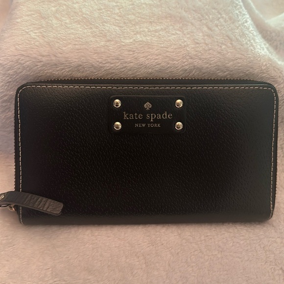 kate spade Handbags - Kate Spade wallet, Black/Pink
